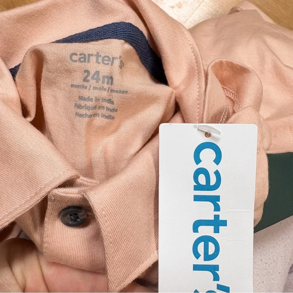 NWT Carters 2-Piece Preppy Bodysuit & Pants Set Toddler Size 24M